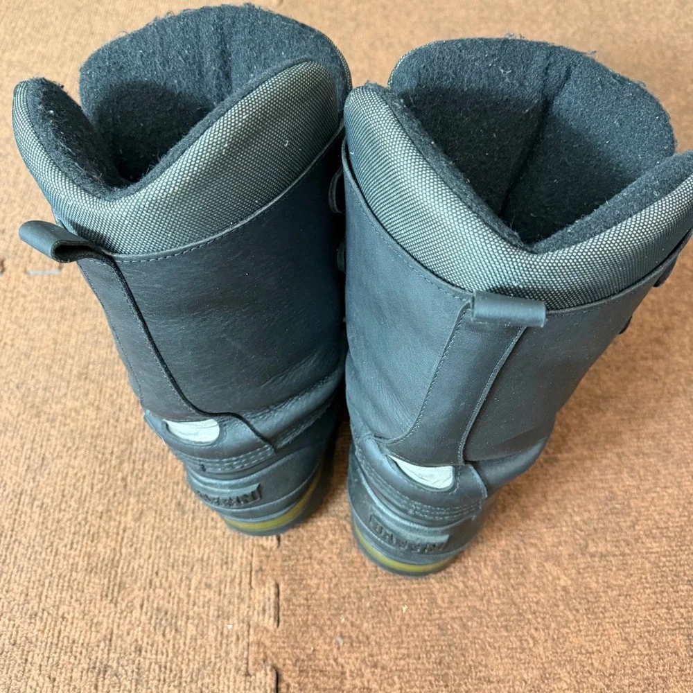 Baffin Altimate Mens Winter Boots Black‎ Leather Insulated Snow Made in Canada 8